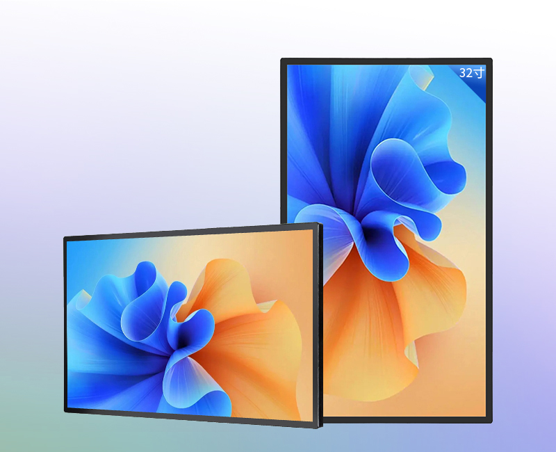 32 inch wall mounted advertising machine