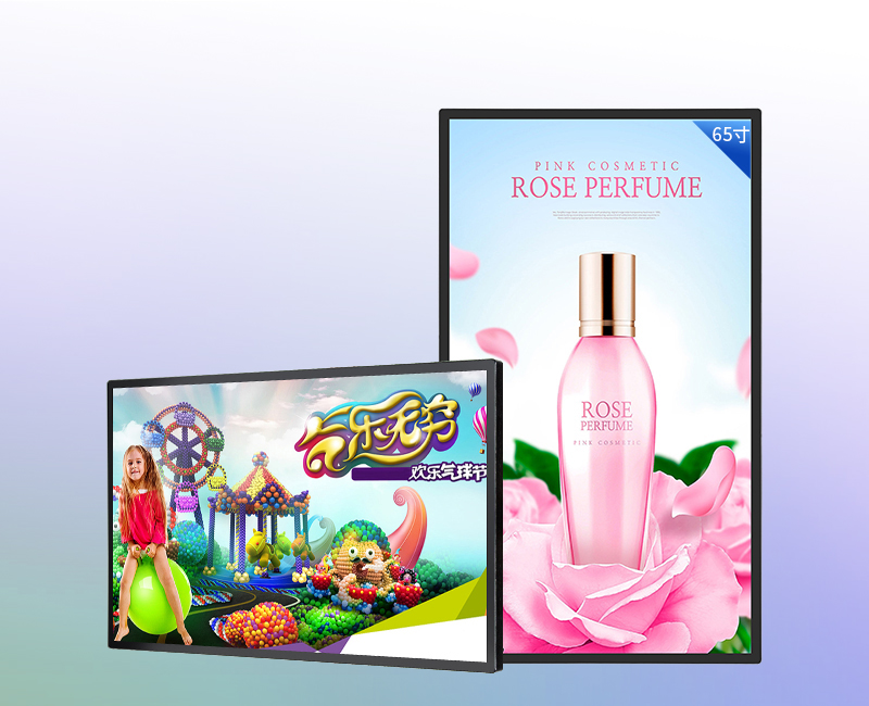 65 inch wall mounted advertising machine